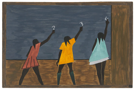 In the North the Negro had better educational facilities by Jacob Lawrence
