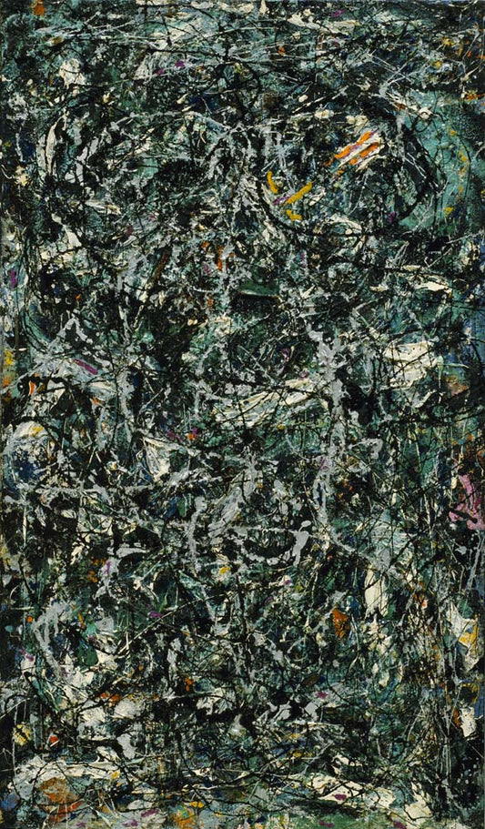 Jackson Pollock - Full Fathom Five, modernist poster print A2 poster print