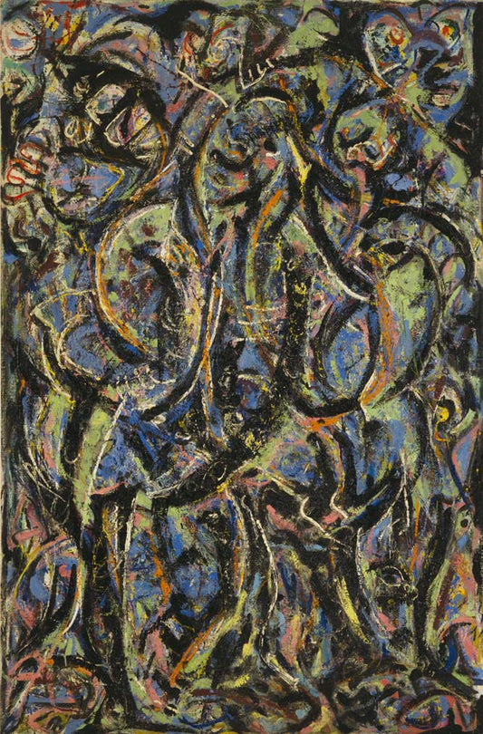 Jackson Pollock - Gothic, modernist poster print A2 poster print