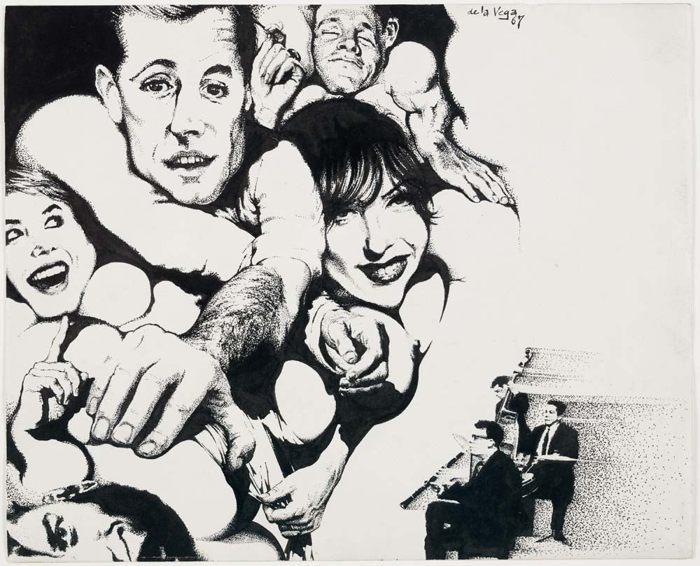 Jorge de la Vega - Parenthesis, modernist poster print A2 poster print