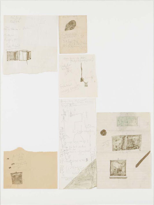 Joseph Beuys - Gold Sculpture, modernist poster print A2 poster print