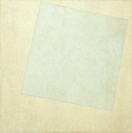 Kazimir Malevich - Suprematist Composition White on White, modernist poster print A2 poster print
