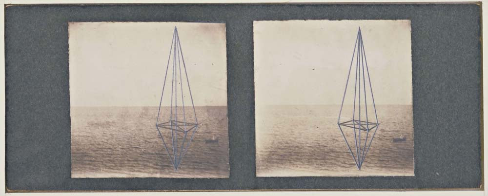 Marcel Duchamp - Handmade Stereopticon Slide, modernist poster print A2 poster print