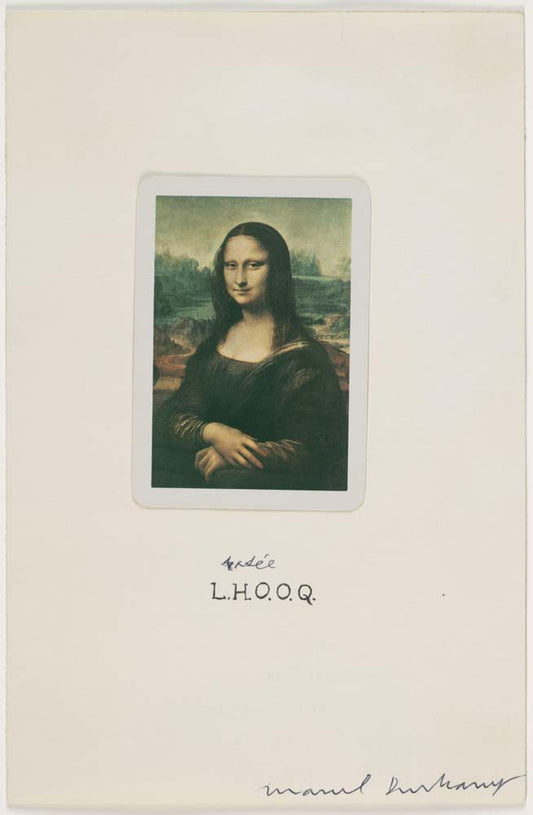 Marcel Duchamp - L.H.O.O.Q. Shaved, modernist poster print A2 poster print