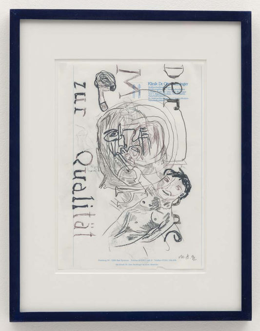 Martin Kippenberger - Untitled (5), modernist poster print A2 poster print