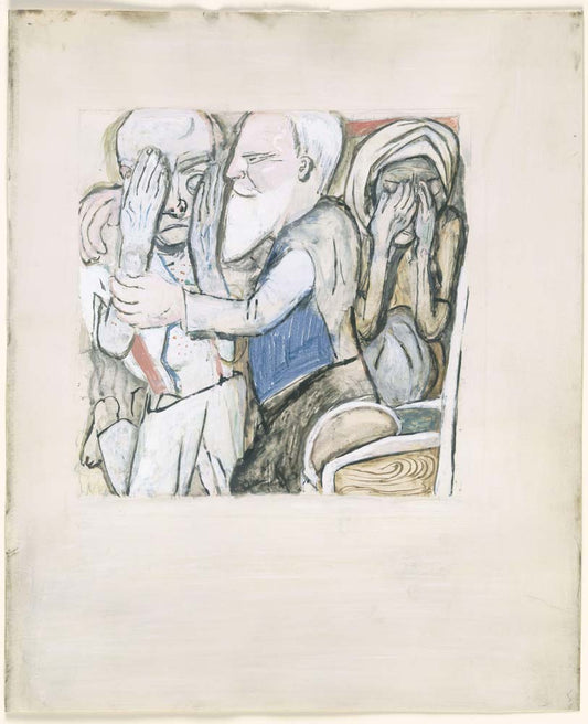 Max Beckmann - The Return of the Prodigal Son, modernist poster print A2 poster print