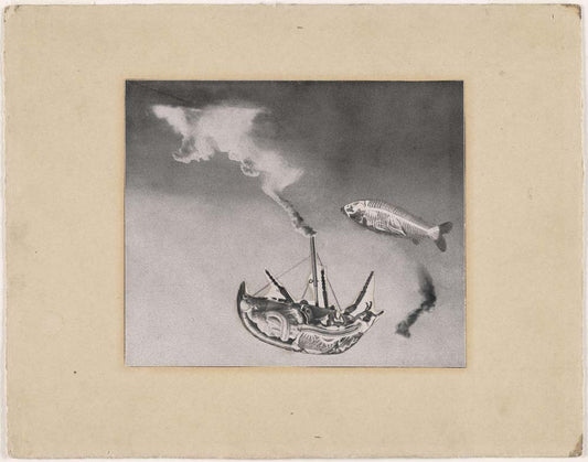 Max Ernst - Here Everything is Still Floating, modernist poster print A2 poster print