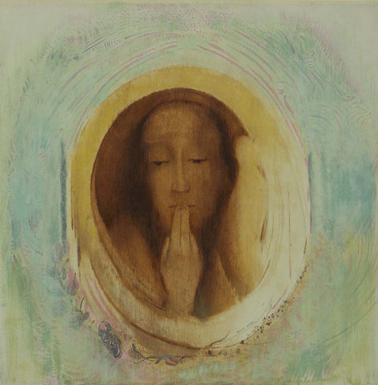 Odilon Redon - Silence, modernist poster print A2 poster print