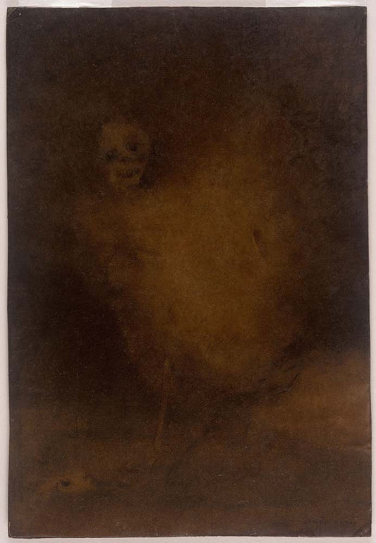 Odilon Redon - The Dream Finished by Death, modernist poster print A2 poster print