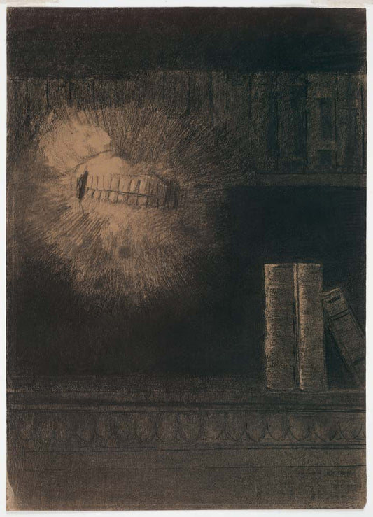 Odilon Redon - The Teeth, modernist poster print A2 poster print