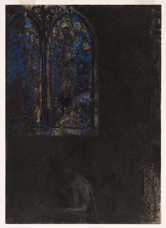 Odilon Redon - The Window, modernist poster print A2 poster print