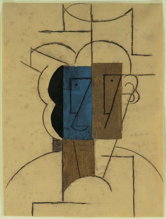 Pablo Picasso - Man with a Hat, modernist poster print A2 poster print