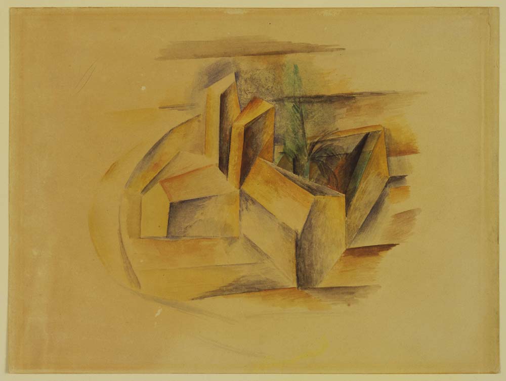 Pablo Picasso - The Mill at Horta, modernist poster print A2 poster print