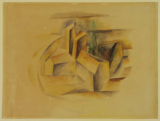 Pablo Picasso - The Mill at Horta, modernist poster print A2 poster print