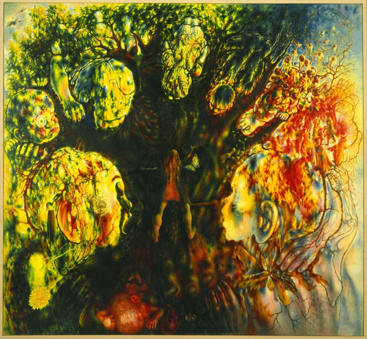 Pavel Tchelitchew - Hide-and-Seek, modernist poster print A2 poster print