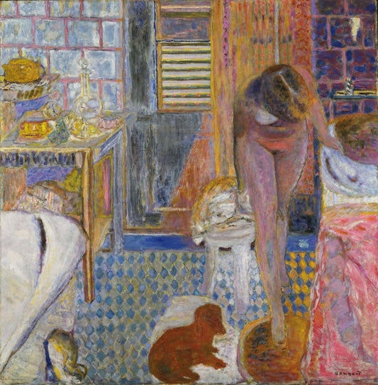 Pierre Bonnard - The Bathroom, modernist poster print A2 poster print