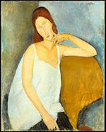 Portrait of Jeanne Hebuterne by Amedeo Modigliani, vintage art, modern poster print