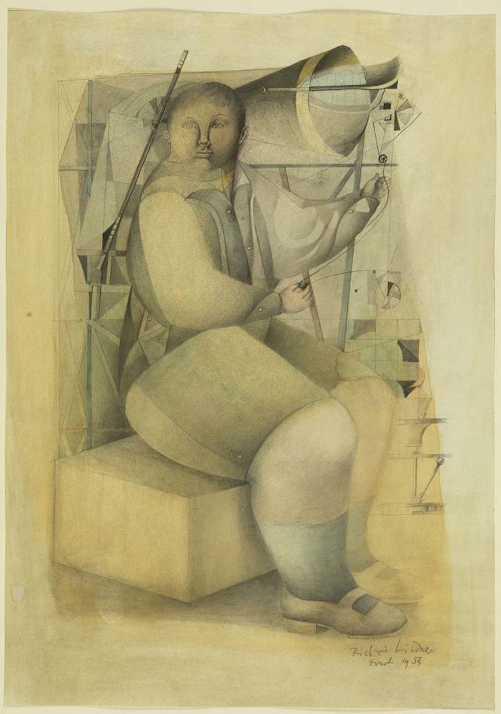 Richard Lindner - Boy, modernist poster print A2 poster print