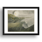 Shelling by Night English Channel WW2 1941 by Eric Ravilious, 17x13" Frame