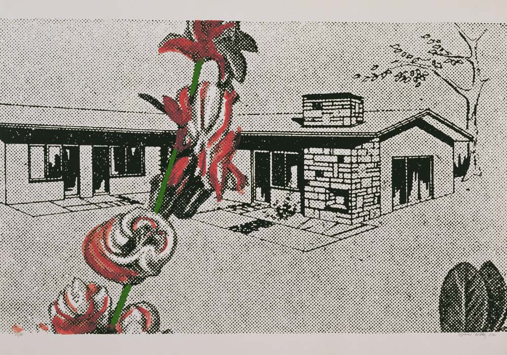 Sigmar Polke - Wochenendhaus, modernist poster print A2 poster print