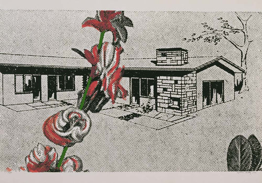 Sigmar Polke - Wochenendhaus, modernist poster print A2 poster print