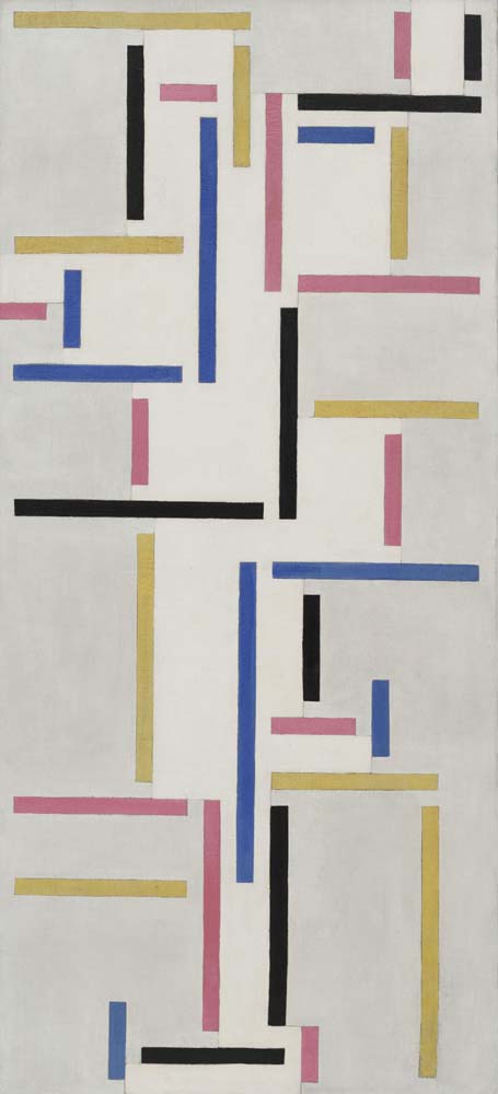 Theo van Doesburg - Rhythm of a Russian Dance, modernist poster print A2 poster print