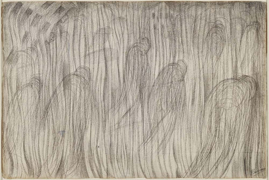 Umberto Boccioni - States of Mind Those Who Stay, modernist poster print A2 poster print