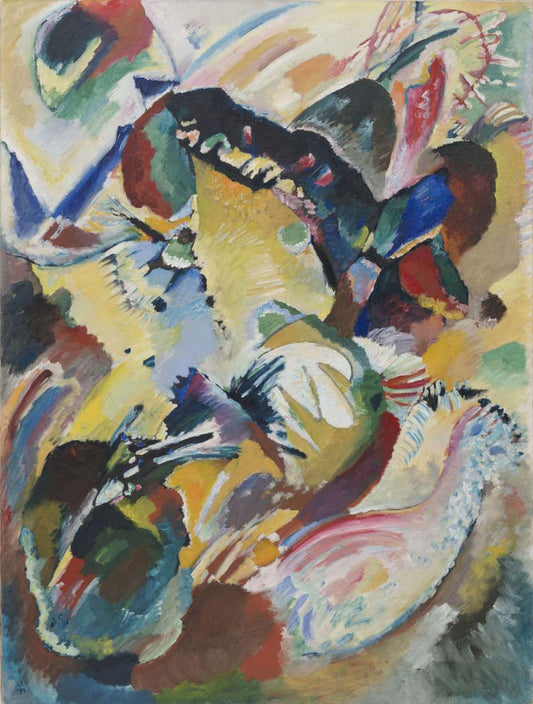 Vasily Kandinsky - Panel for Edwin R. Campbell No. 2, modernist poster print A2 poster print