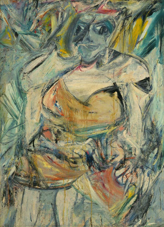 Willem de Kooning - Woman, II, modernist poster print A2 poster print