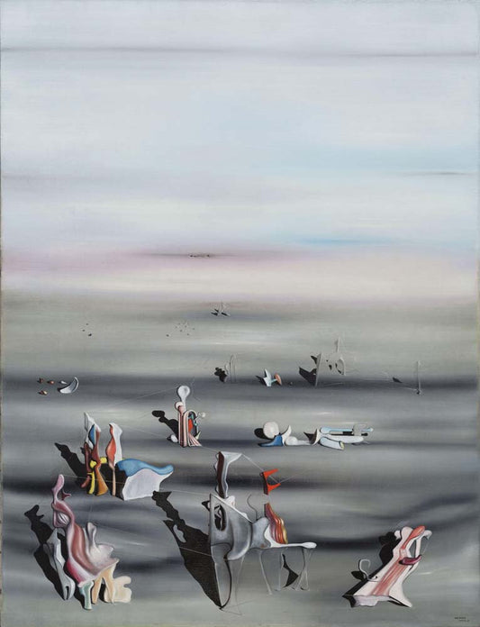Yves Tanguy - The Furniture of Time, modernist poster print A2 poster print