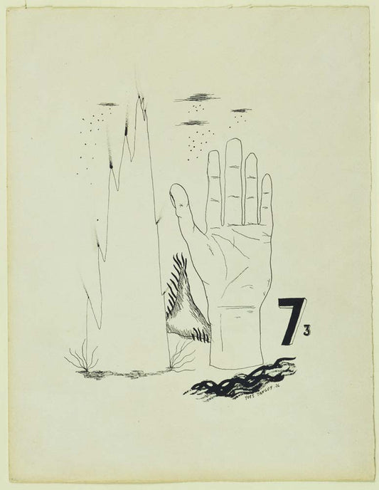 Yves Tanguy - Untitled, modernist poster print A2 poster print