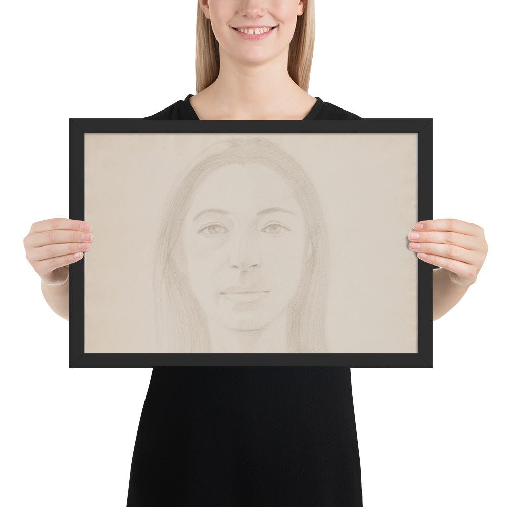 Ada by Alex Katz , Framed poster