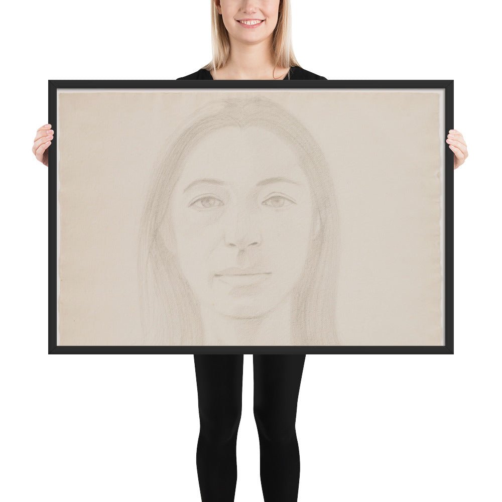 Ada by Alex Katz , Framed poster
