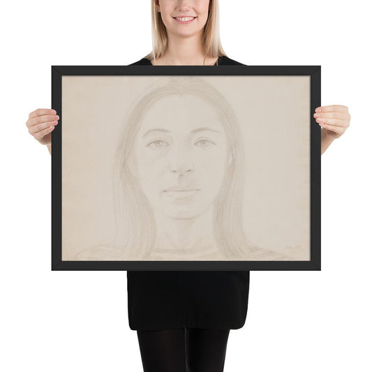 Ada by Alex Katz , Framed poster
