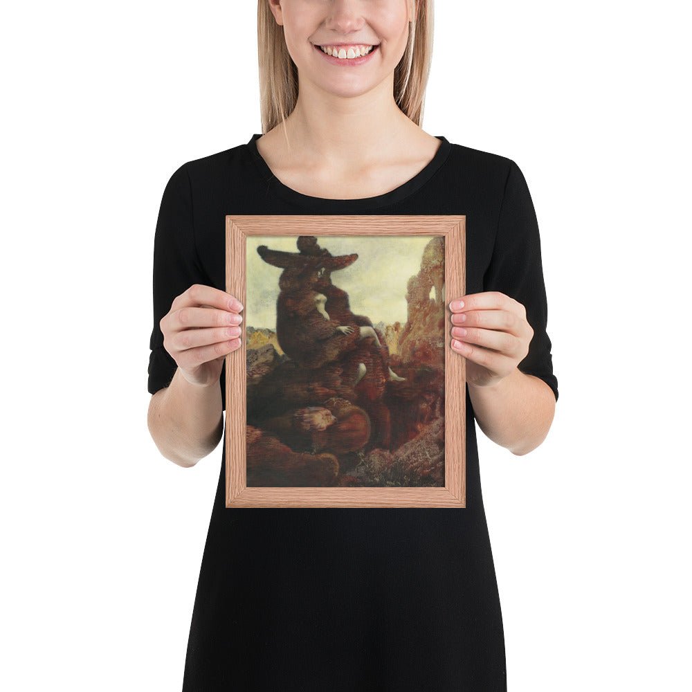 Alice in 1941 by Max Ernst, Framed poster