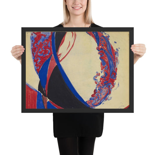 Amorpha Fugue in Two Colors by Frantisek Kupka, Framed poster