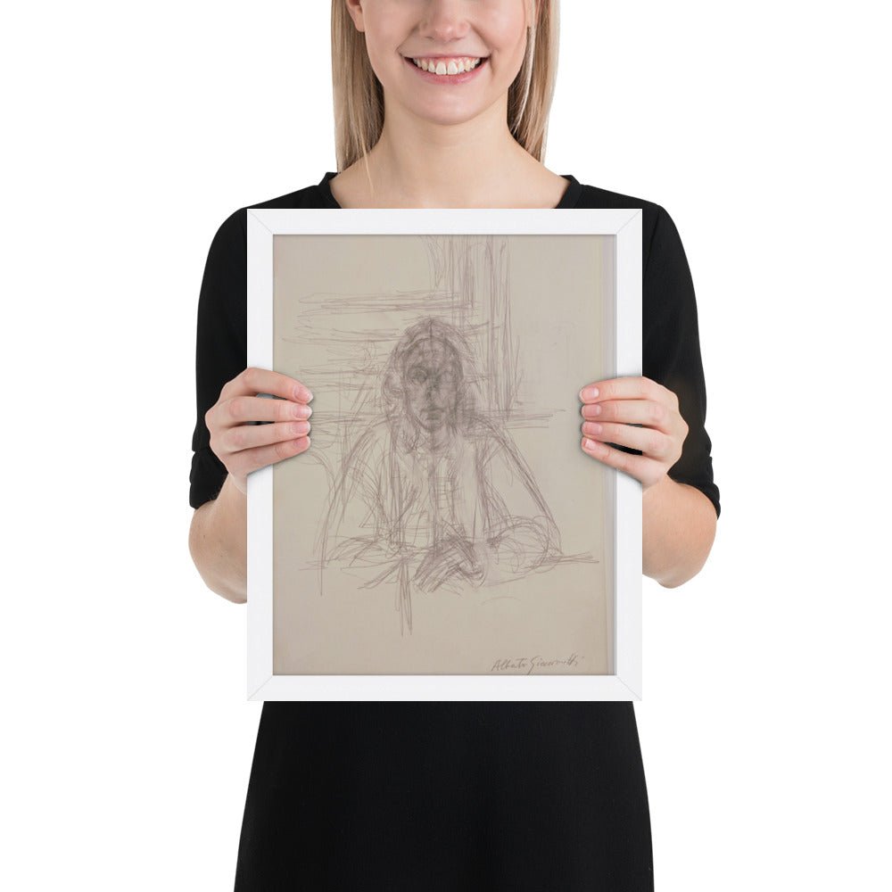 Annette by Alberto Giacometti, Framed poster