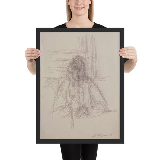 Annette by Alberto Giacometti, Framed poster