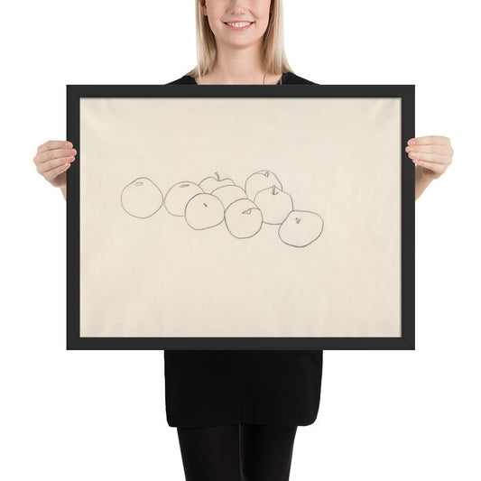 Apples by Ellsworth Kelly, Framed poster
