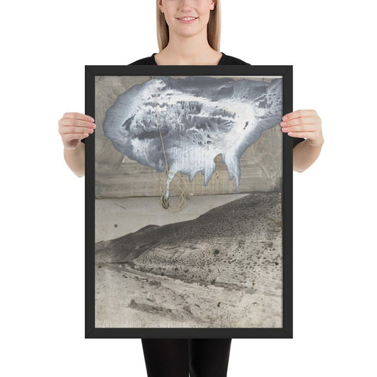 Auszug aus Aegypten by Anselm Kiefer, Framed poster
