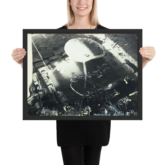 Birth of Painting by Anselm Kiefer, Framed poster