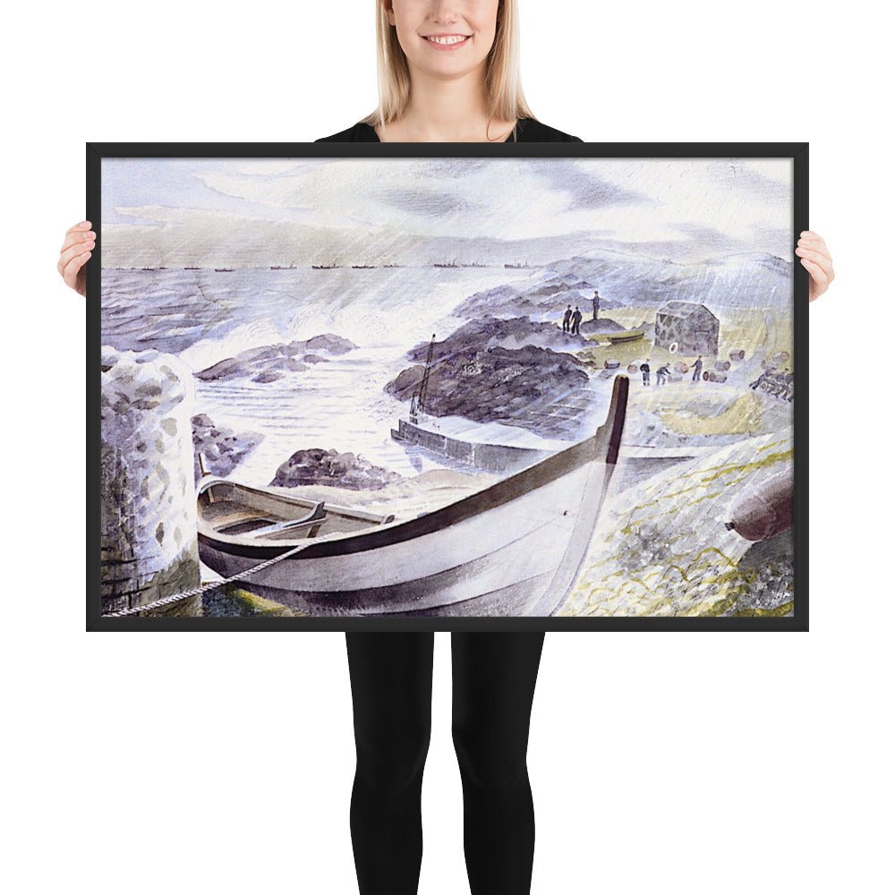 Boat and Figures in a Storm - 1942
