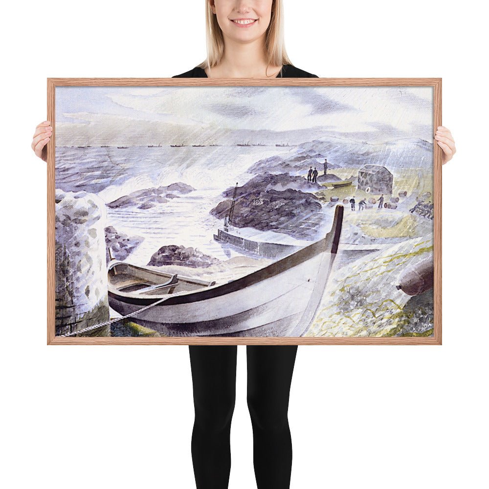 Boat and Figures in a Storm - 1942