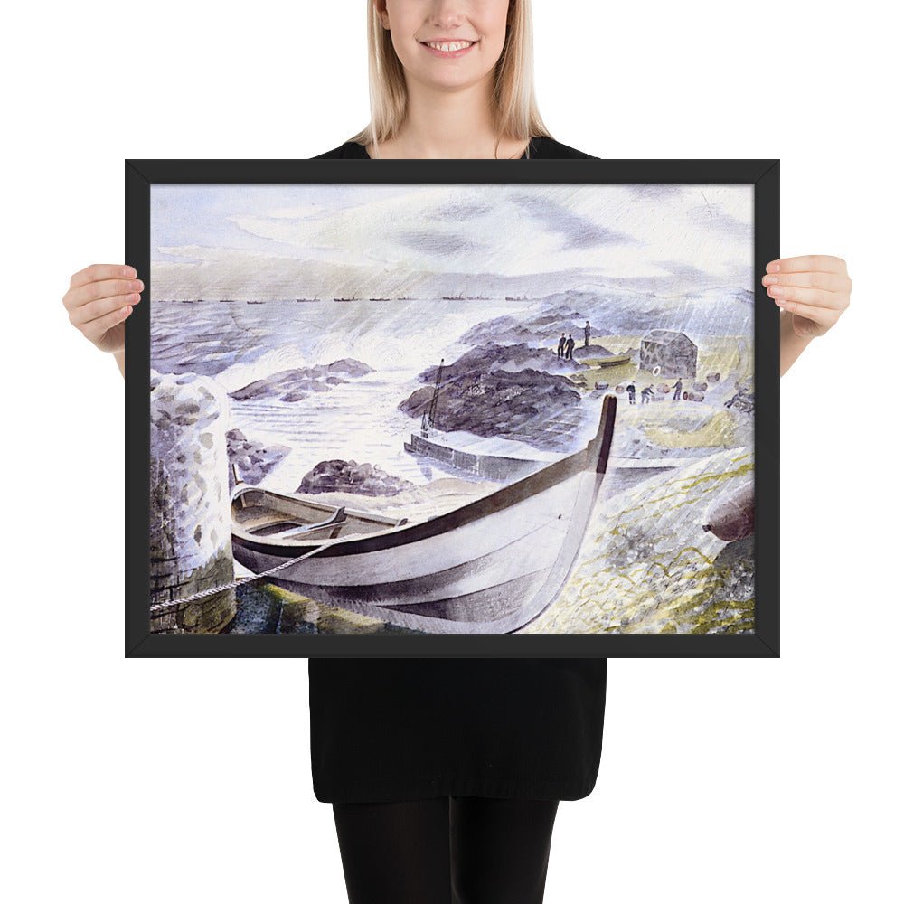 Boat and Figures in a Storm - 1942