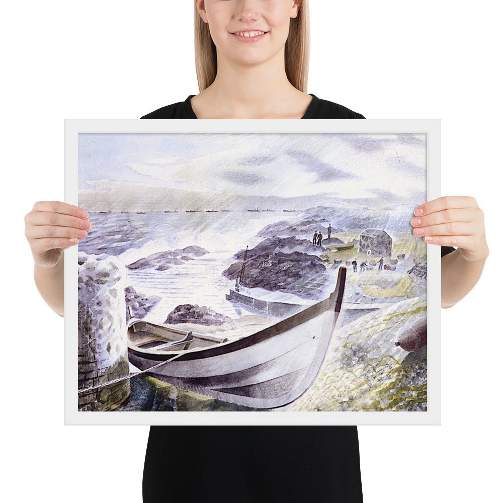 Boat and Figures in a Storm - 1942