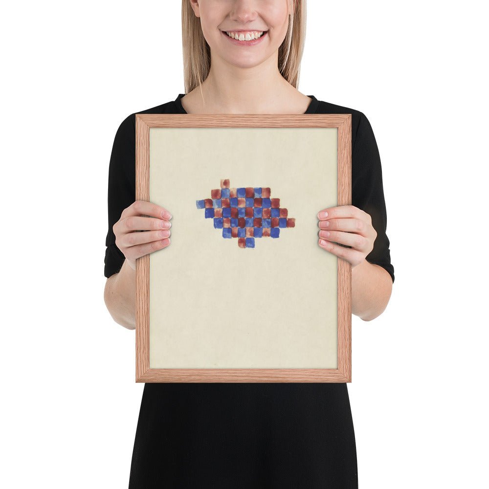 Checker Board Series by Richard Tuttle, Framed poster