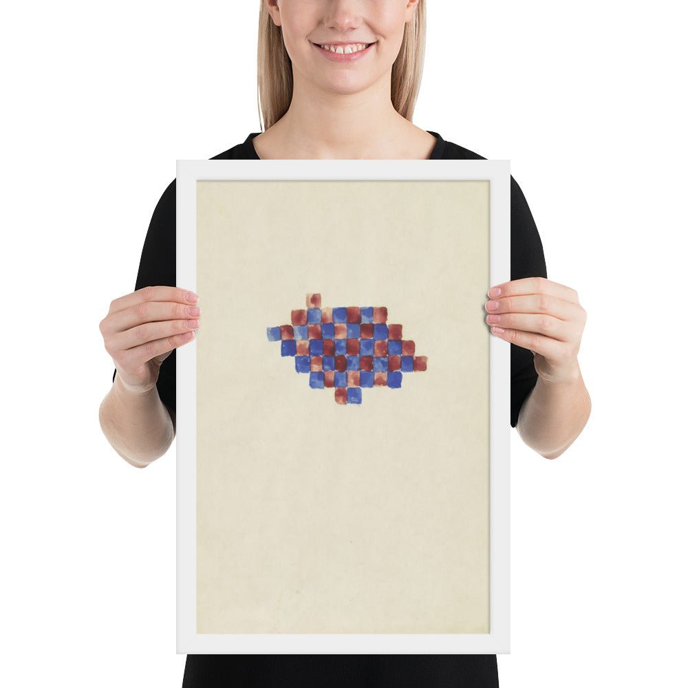 Checker Board Series by Richard Tuttle, Framed poster