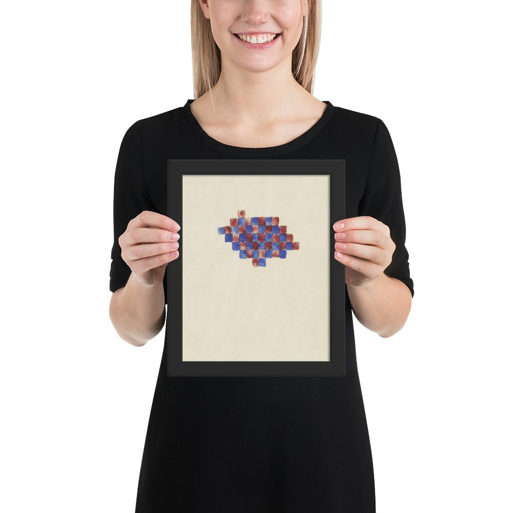 Checker Board Series by Richard Tuttle, Framed poster