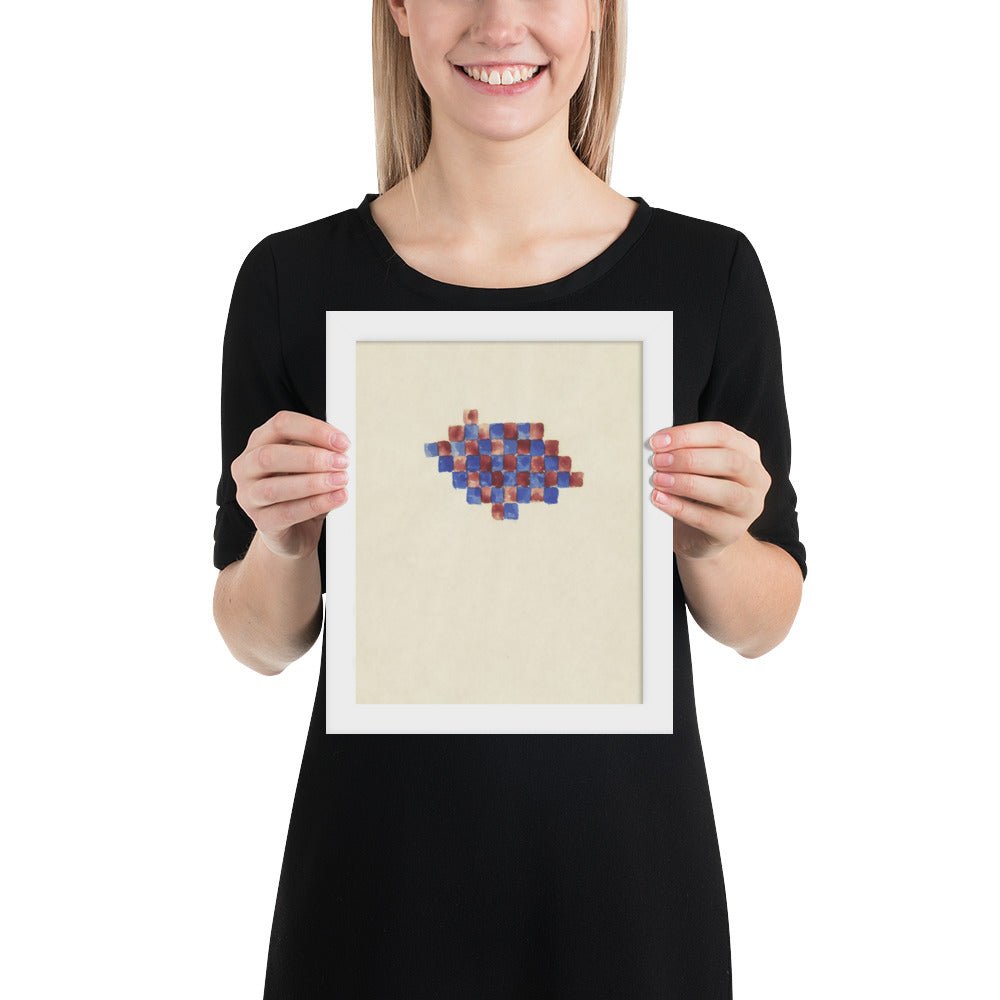 Checker Board Series by Richard Tuttle, Framed poster