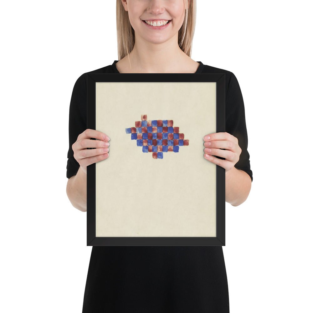 Checker Board Series by Richard Tuttle, Framed poster